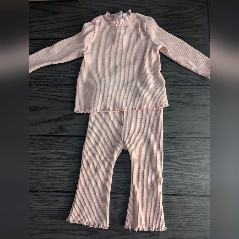 Old Navy 6-12 month pink two piece outfit